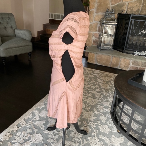 Free People Elle Mini Dress Toasted Mink Size 0 - Picture 9 of 11